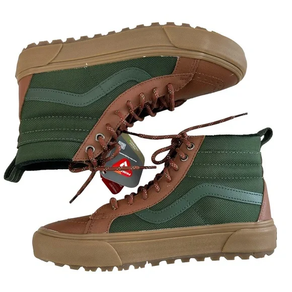 Vans SK8-HI MTE-1 Greeen/Gum Sneaker Men’s Size 7.5/ Women’s Size 9 - Picture 8 of 16